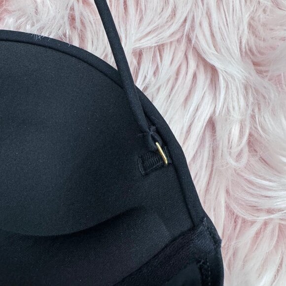 Victoria's Secret Black Convertible Bikini Top - sz 34B - Picture 3 of 4